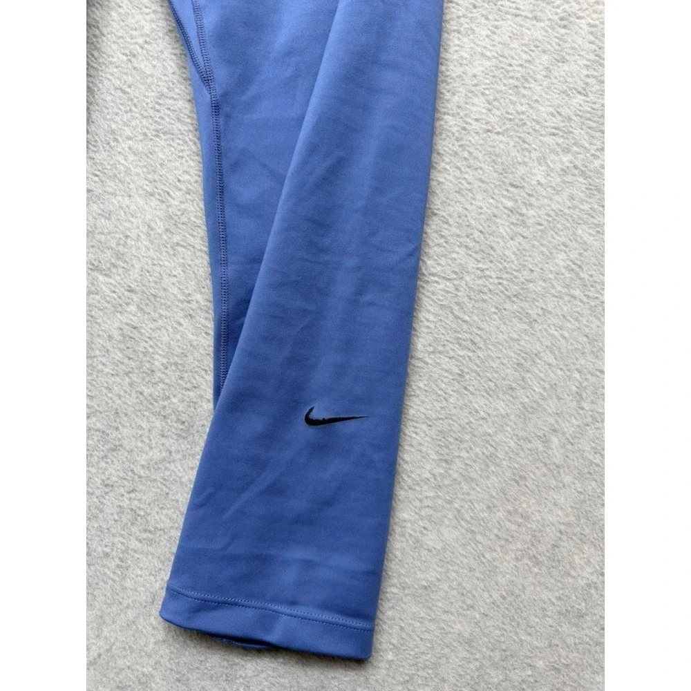 Nike Womens Dri-FIT Cropped Leggings Periwinkle Blue Mid Rise Tights SKU I-3-5